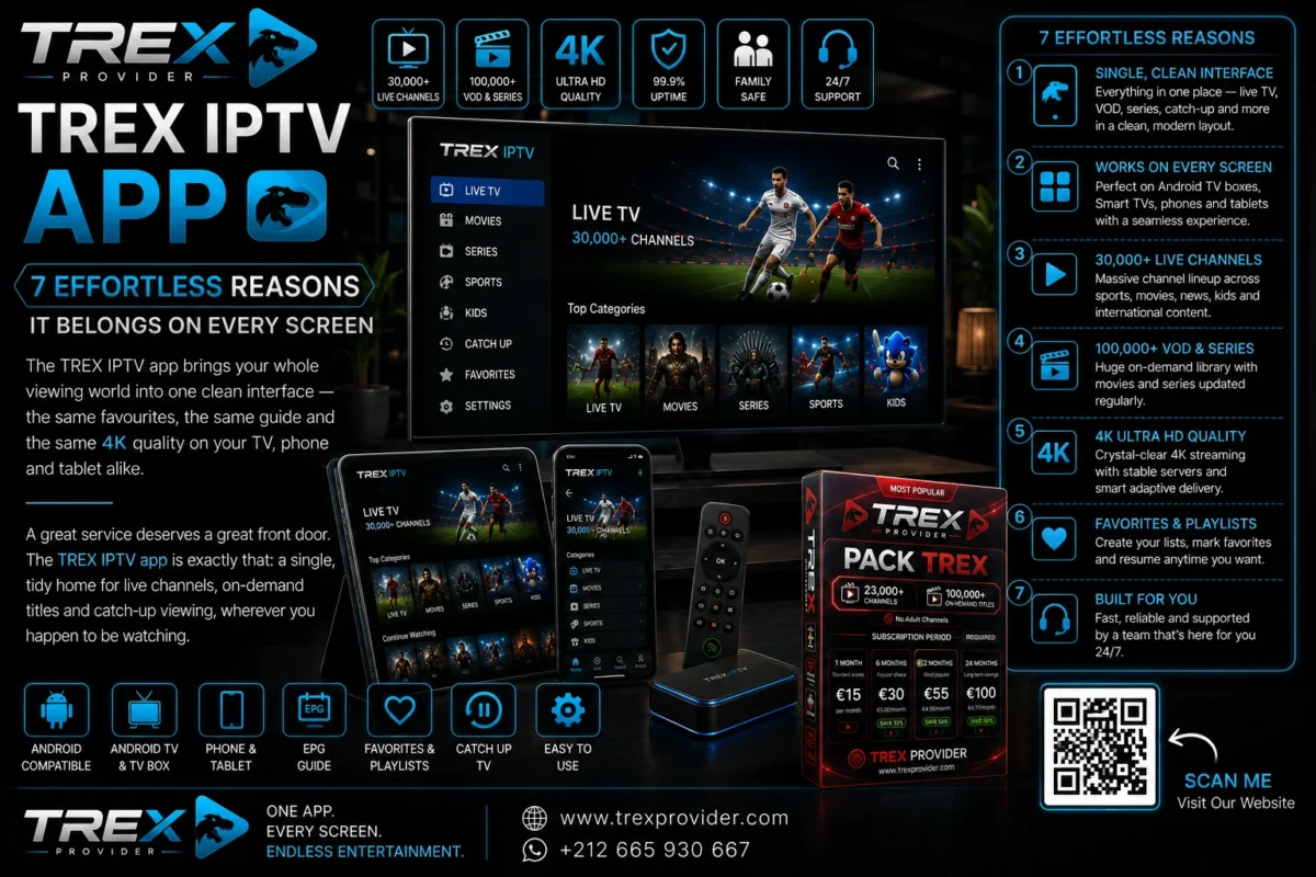 TREX IPTV App