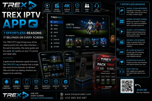 TREX IPTV App