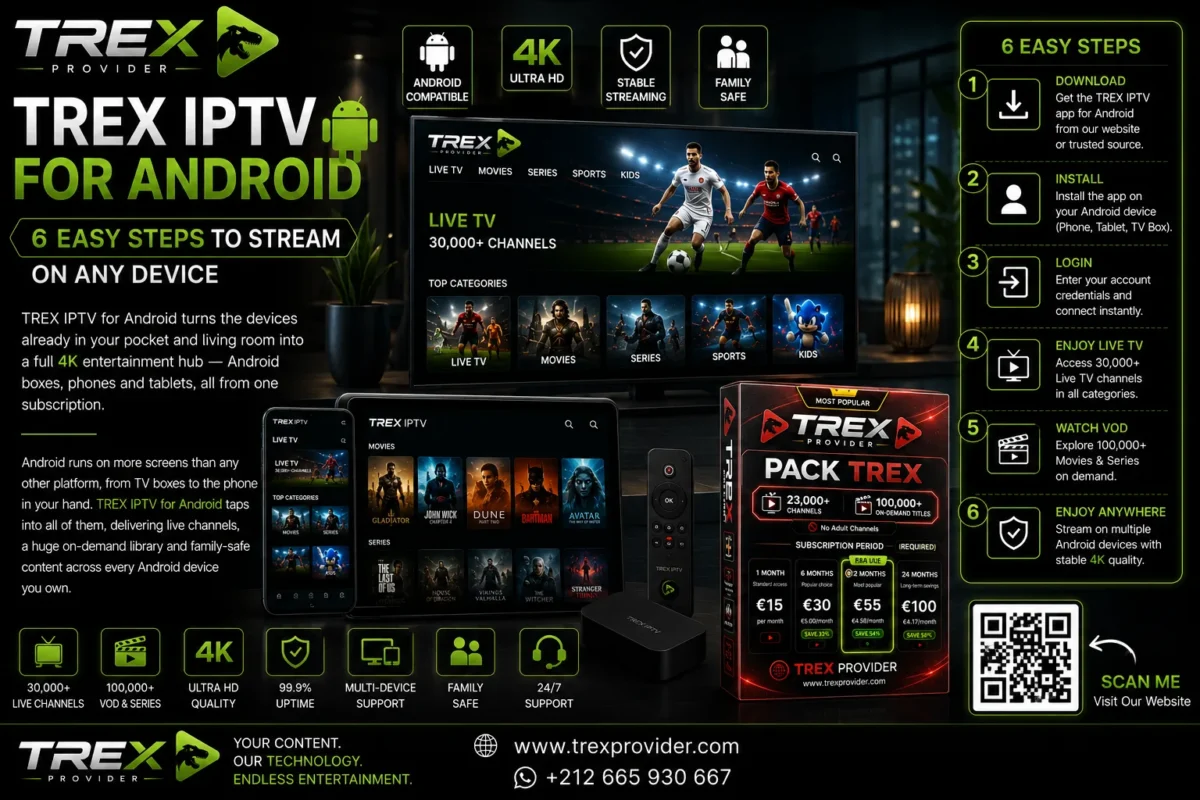 TREX IPTV for Android