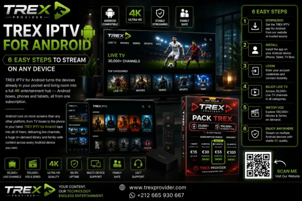 TREX IPTV for Android