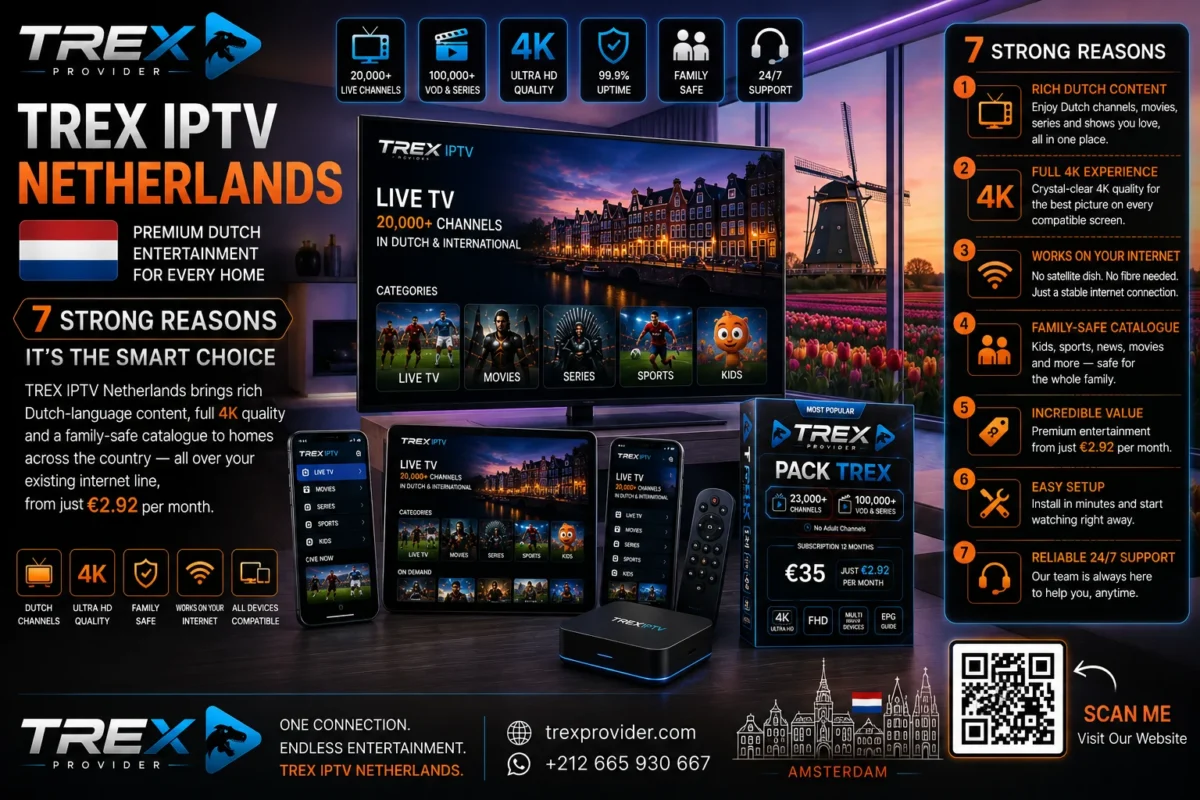 TREX IPTV Netherlands