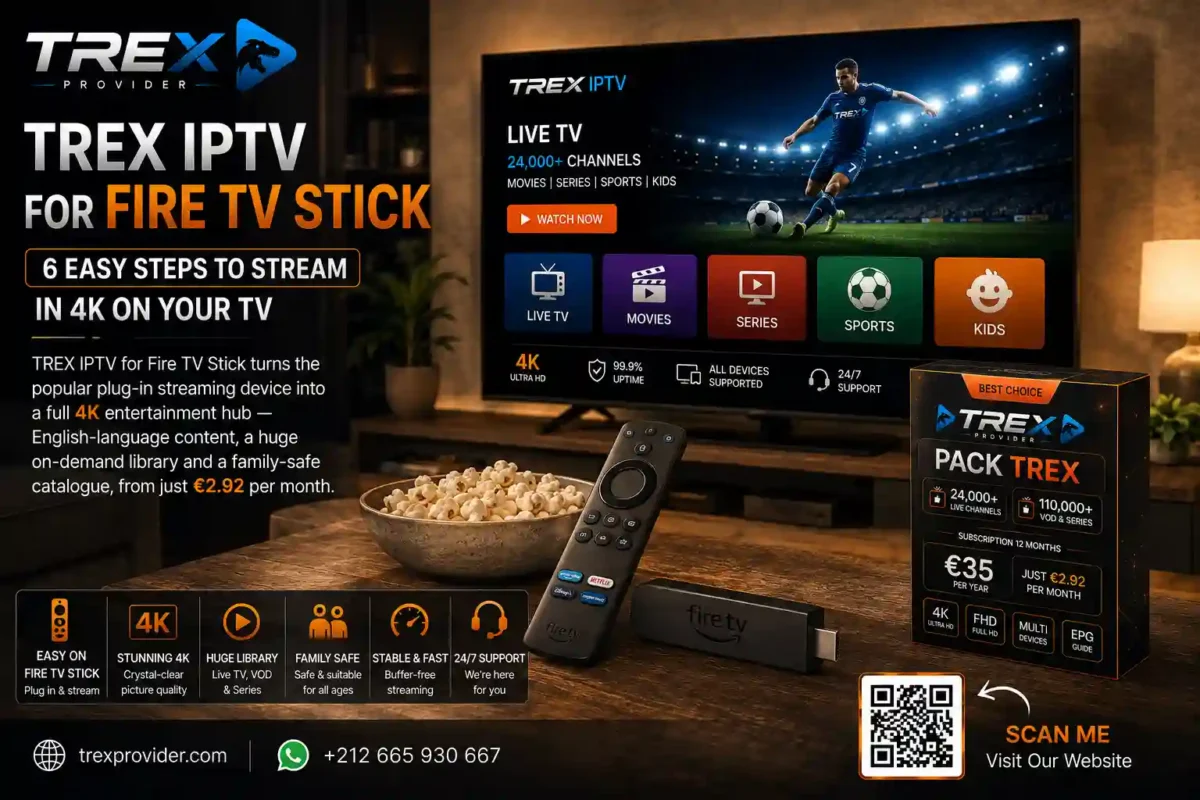 TREX IPTV for Fire TV Stick