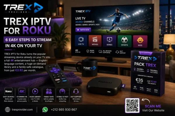 TREX IPTV for Roku
