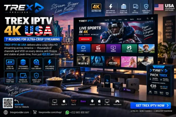 TREX IPTV 4K USA