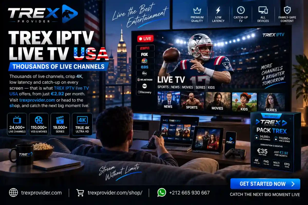 TREX IPTV Live TV USA