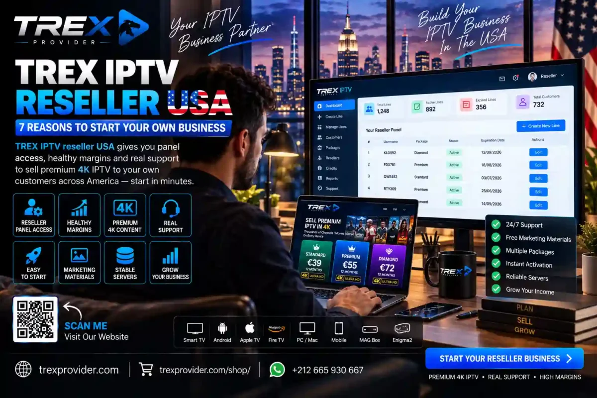 TREX IPTV Reseller USA