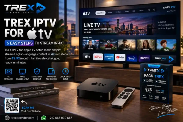 TREX IPTV for Apple TV